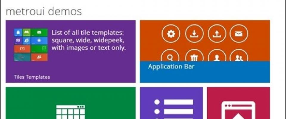 25 Metro Style Scripts e Tutorials per sviluppatori e web designers