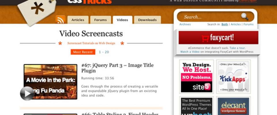 Learning web design: 29 Sites Producing Podcasts And Screencasts for web Designers And Developers