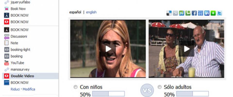 fb doble video
