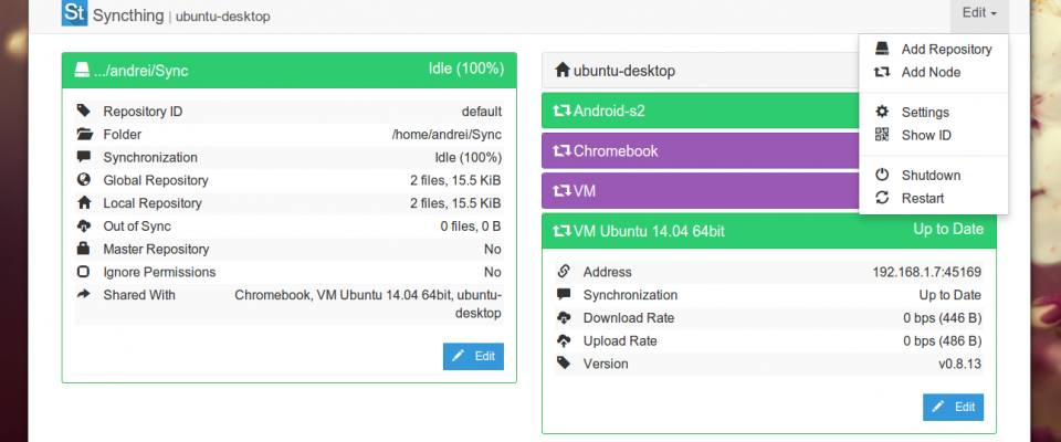 syncthing ubuntu server